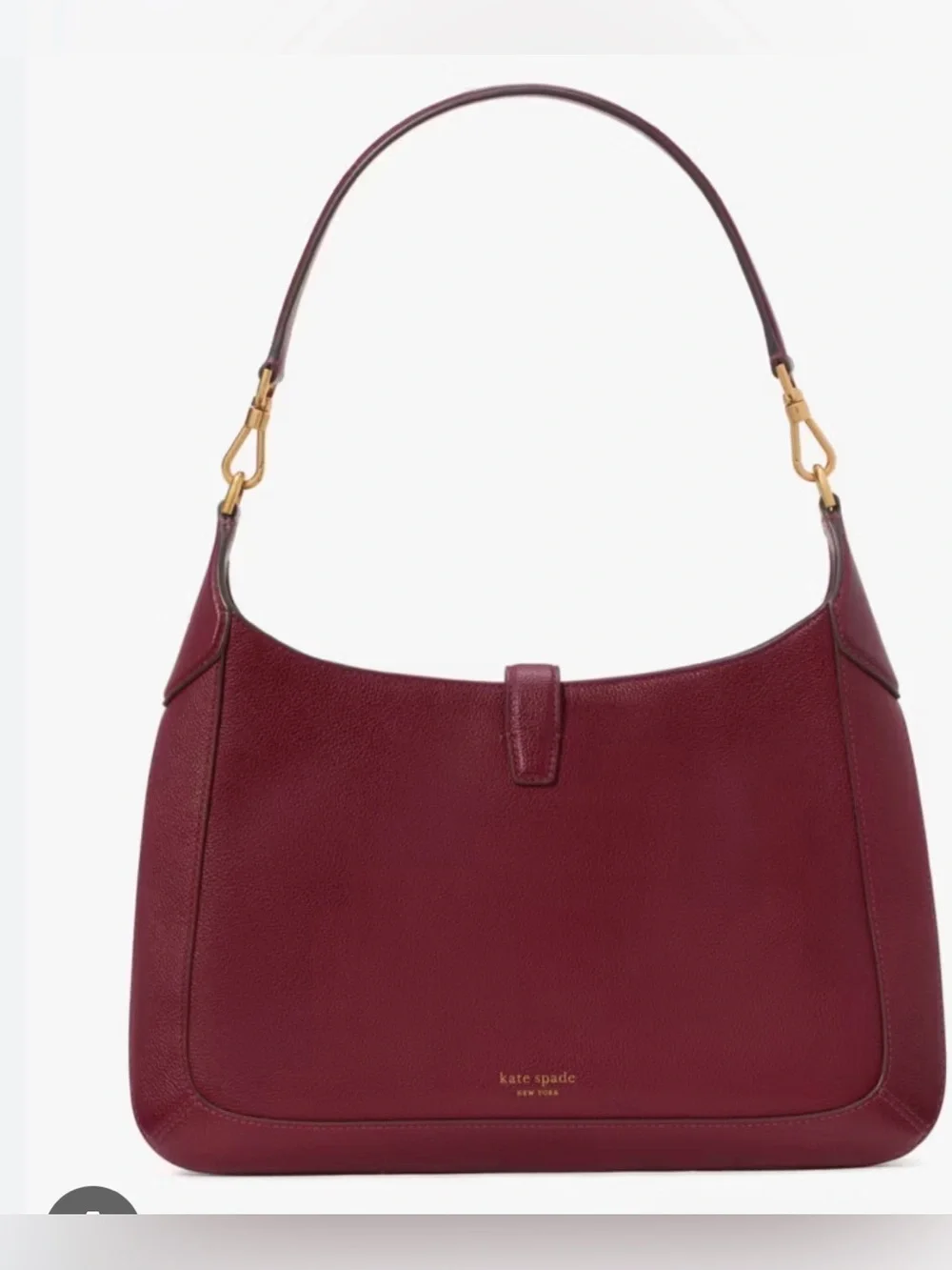 kate spade new york Deco Pebbled Leather & Suede Hobo Bag. New no tag. Color win